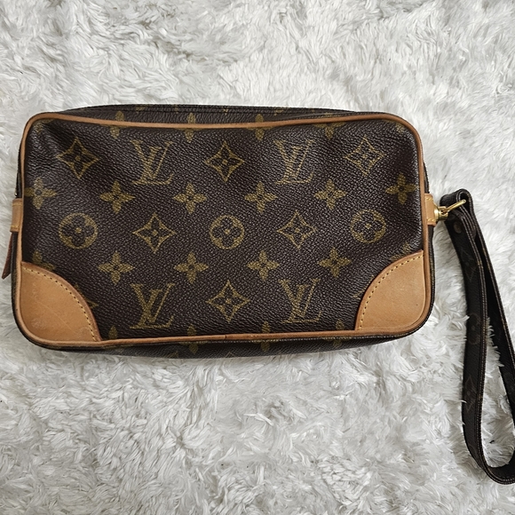 Authentic Louis Vuitton Pochette Marly Dragon 22 Mng - Picture 2 of 12